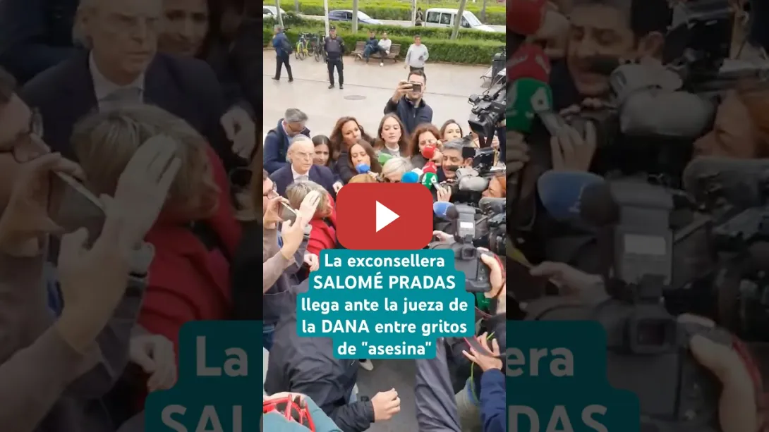 Embedded thumbnail for 👉 La exconsellera SALOMÉ PRADAS llega a declarar ante la #jueza de la #DANA #valencia #shorts