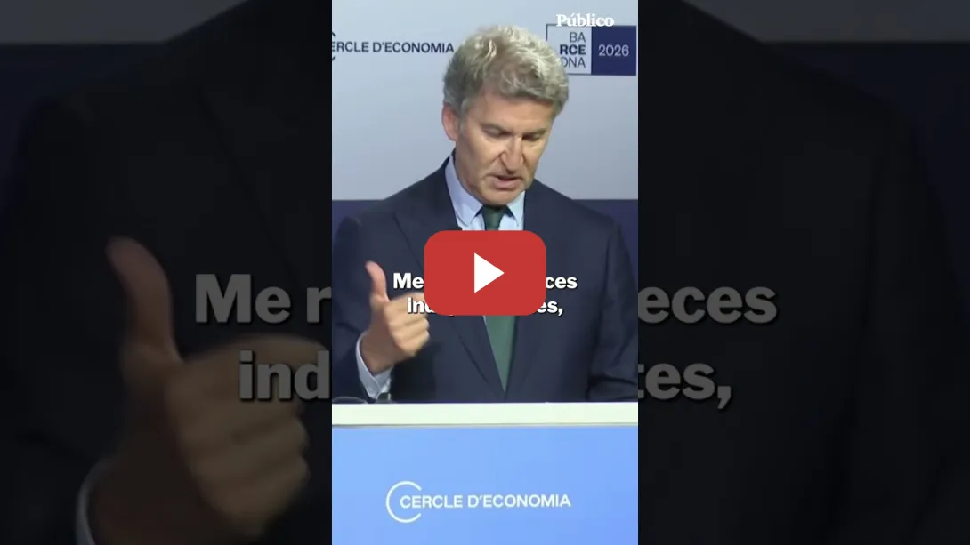 Embedded thumbnail for Feijóo asegura en el Cercle d’Economia 2026 que en España "la corrupción ya es la norma"