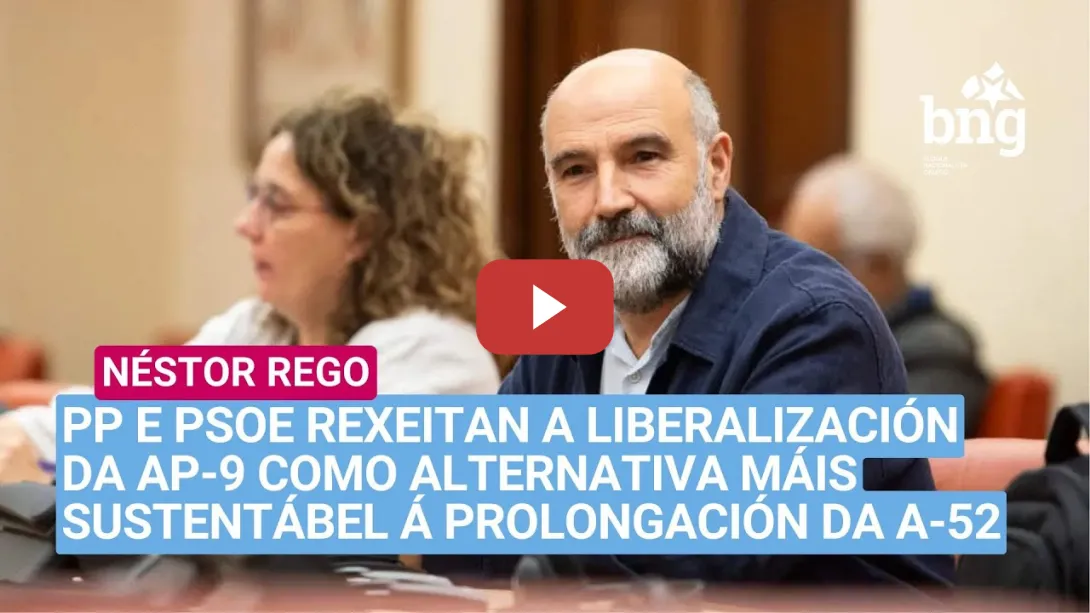 Embedded thumbnail for PP e PSOE rexeitan a liberalización da AP-9 como alternativa máis sustentábel á prolongación da A-52