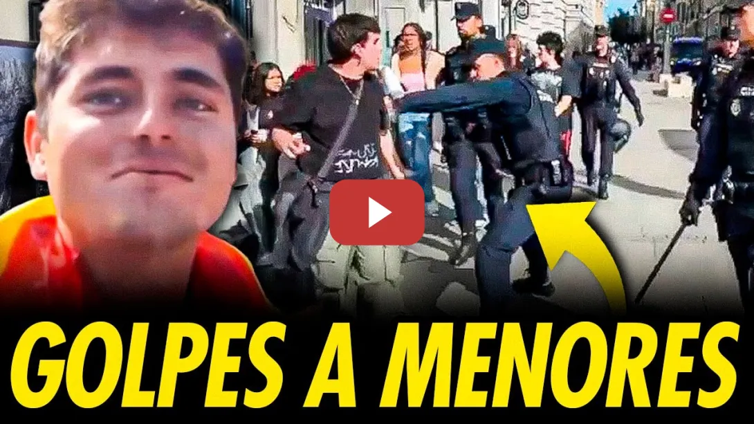 Embedded thumbnail for LA POLICÍA APORREA NIÑOS MIENTRAS COMPADREA CON FASCISTAS DE VITO QUILES