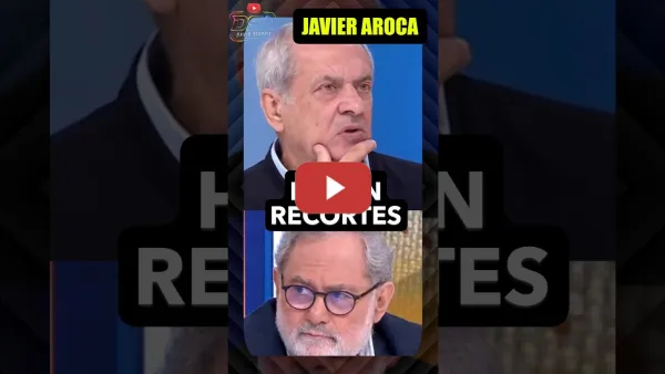 Embedded thumbnail for "Harán recortes", El rotundo aviso de Javier Aroca frente a la derecha 👁️