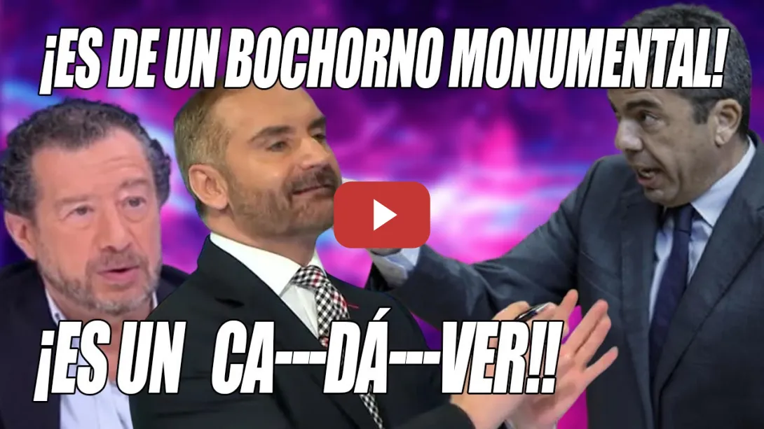 Embedded thumbnail for ¡Es un CA-DÁ-VER, esto es INAGUANTABLE!📢TREMENDO enfado de Euprepio Padula contra Mazón