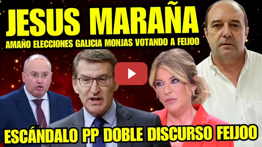 Embedded thumbnail for JESÚS MARAÑANA ARRASA CON SU DISCURSO "EL PP DE FEIJOO ERA EL QUE METIA VOTOS A ANCIANOS EN GALICIA"