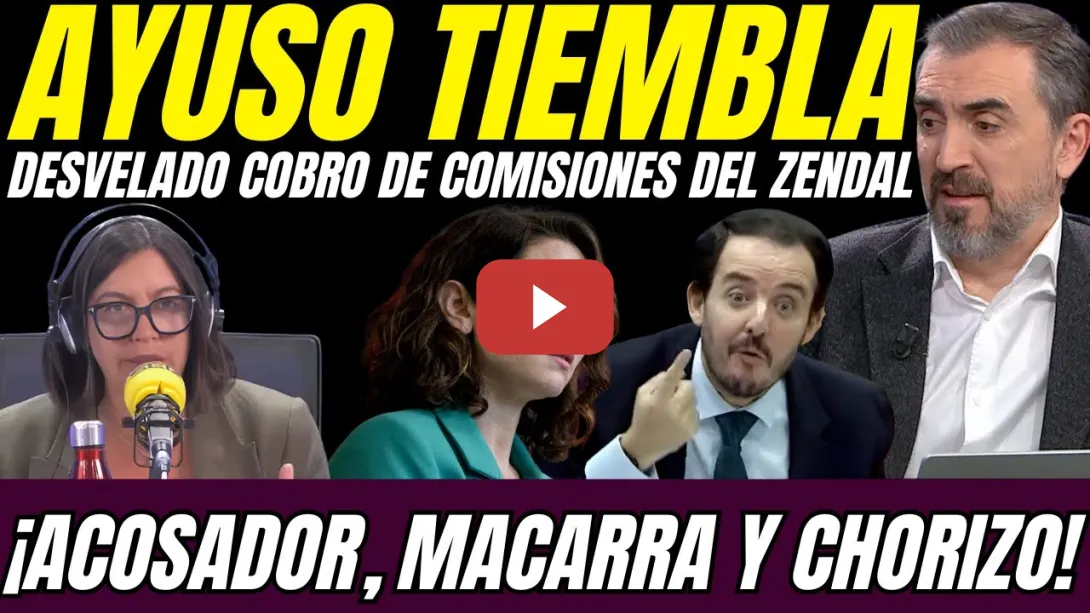 Embedded thumbnail for 💥 ¡COBRO de COMISIONES con Ayuso! Escolar DESTAPA al DIPUTADO que ACOSÓ a Sánchez en el SENADO