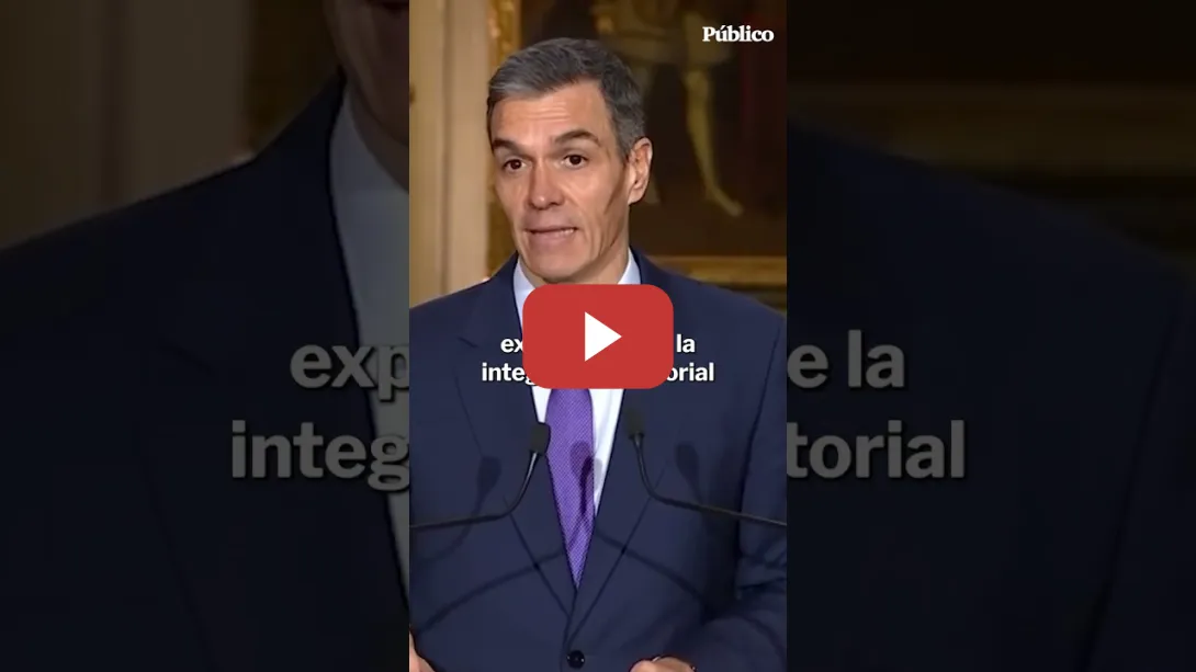 Embedded thumbnail for Pedro Sánchez, tajante tras el ataque de Donald Trump a Venezuela y el secuestro de Nicolás Maduro