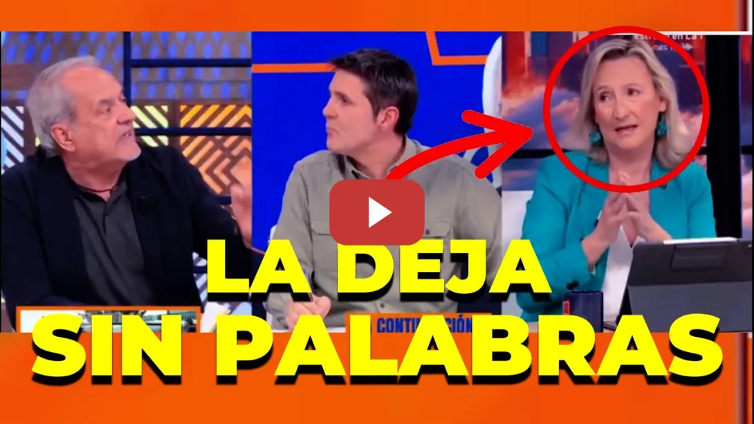 Embedded thumbnail for Javier Aroca deja sin respuesta a una periodista de derechas cuando le habla de Podemos y de lawfare