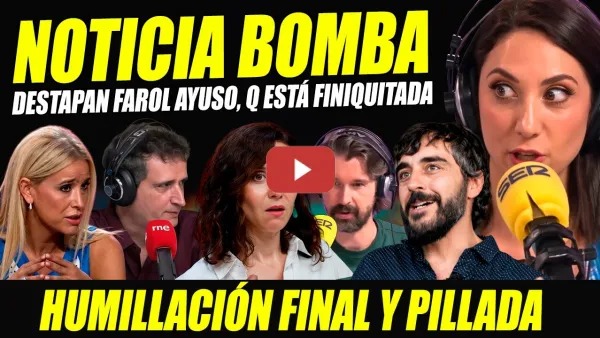 Embedded thumbnail for PILLAN Y DESTAPAN FAROLAZO AYUSO/FEIJÓO. HUMILLACIÓN TOTAL POR ÁTICO Y MOFAS A LADY QUIRÓN X EXCUSAS