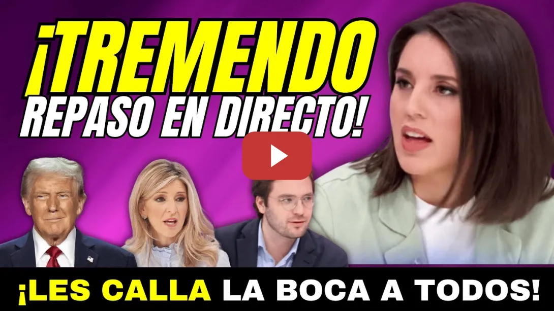 Embedded thumbnail for EL TENSO MOMENTO ENTRE IRENE MONTERO Y ALAN BARROSO POR COMPARAR LA GUERRA CIVIL CON UCRANIA