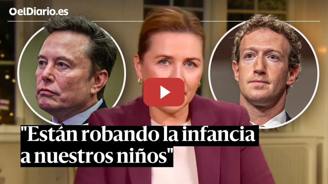 Embedded thumbnail for La primera ministra danesa, sobre las redes sociales: "Ganan millones a costa de nuestros niños"