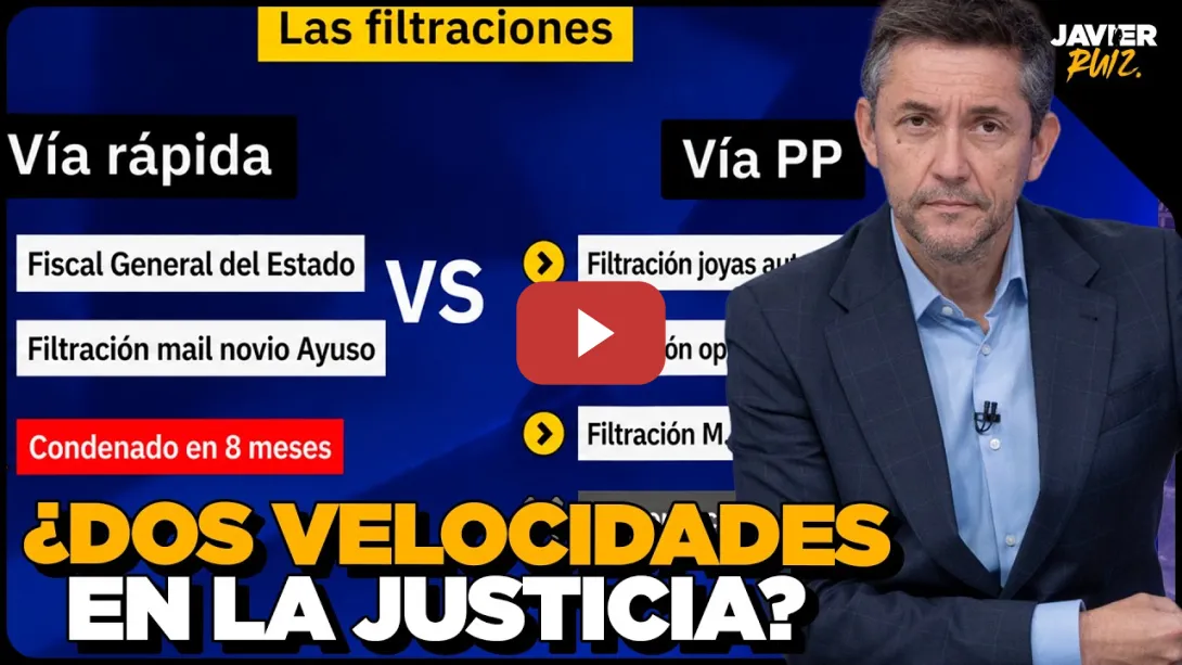 Embedded thumbnail for Las DOS VELOCIDADES EN LA JUSTICIA: ¿Casualidad o Estrategia?