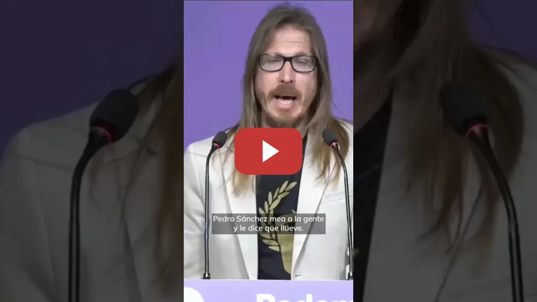 Embedded thumbnail for Pablo Fernández eleva el tono: PEDRO SANCHEZ NOS MEA y dice que llueve ⛈️ 💧