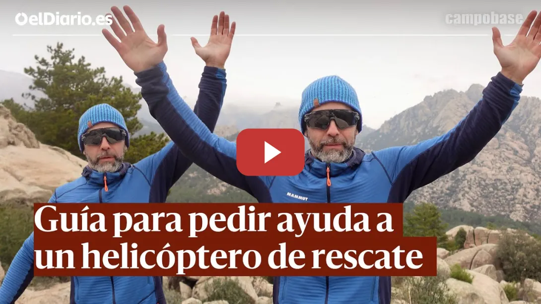 Embedded thumbnail for Guía para señalizar ayuda a un helicóptero de rescate · CAMPOBASE