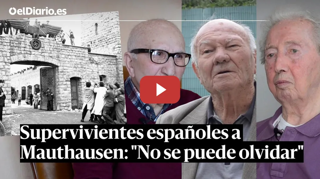 Embedded thumbnail for SUPERVIVIENTES ESPAÑOLES de MAUTHAUSEN tras 80 años del campo nazi: &quot;No se puede olvidar&quot;