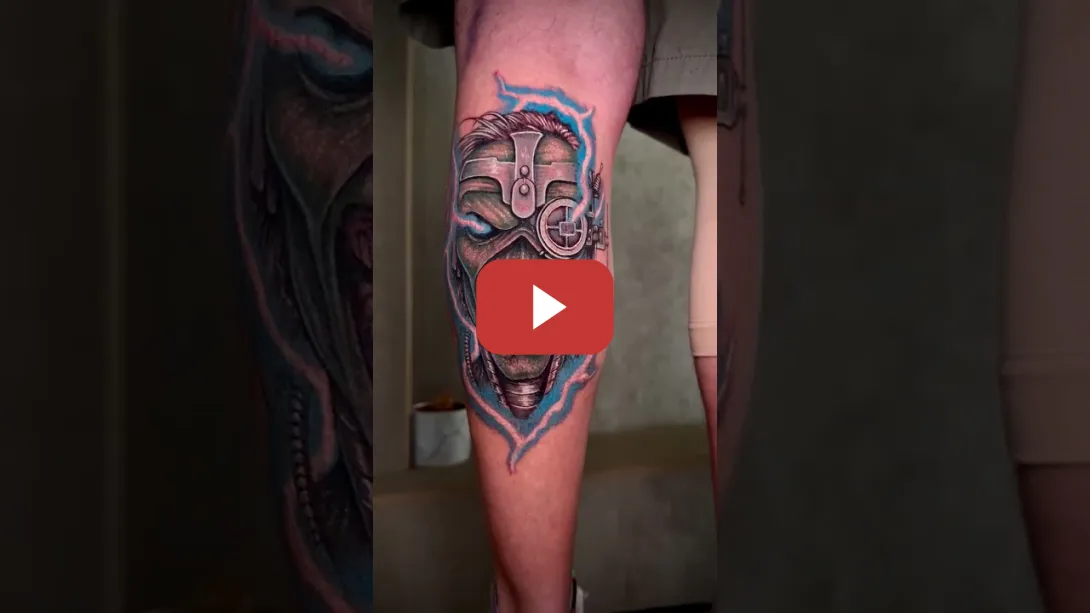 Embedded thumbnail for Un lujazo poder llevar esto, hecho por Pablo Hidalgo "Negra Sombra" en GOTHAM TATTOO