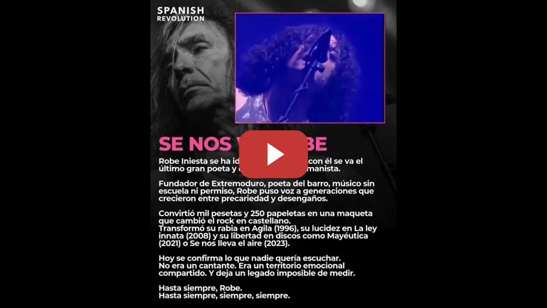 Embedded thumbnail for Se nos va Robe