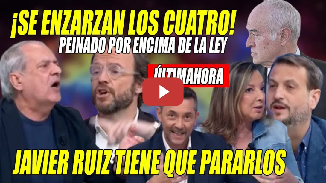 Embedded thumbnail for ¡BRONCA!💥Javier Ruiz tiene q pararlos💥Aroca y Landaburu se ENZARZAN CON la DERECHA💥Peinado FORAJIDO