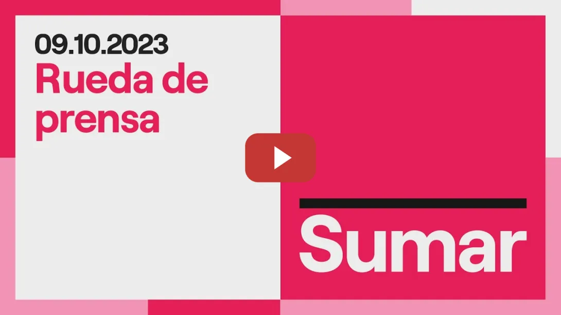 Embedded thumbnail for Rueda de prensa de Ernest Urtasun. 9 de octubre de 2023