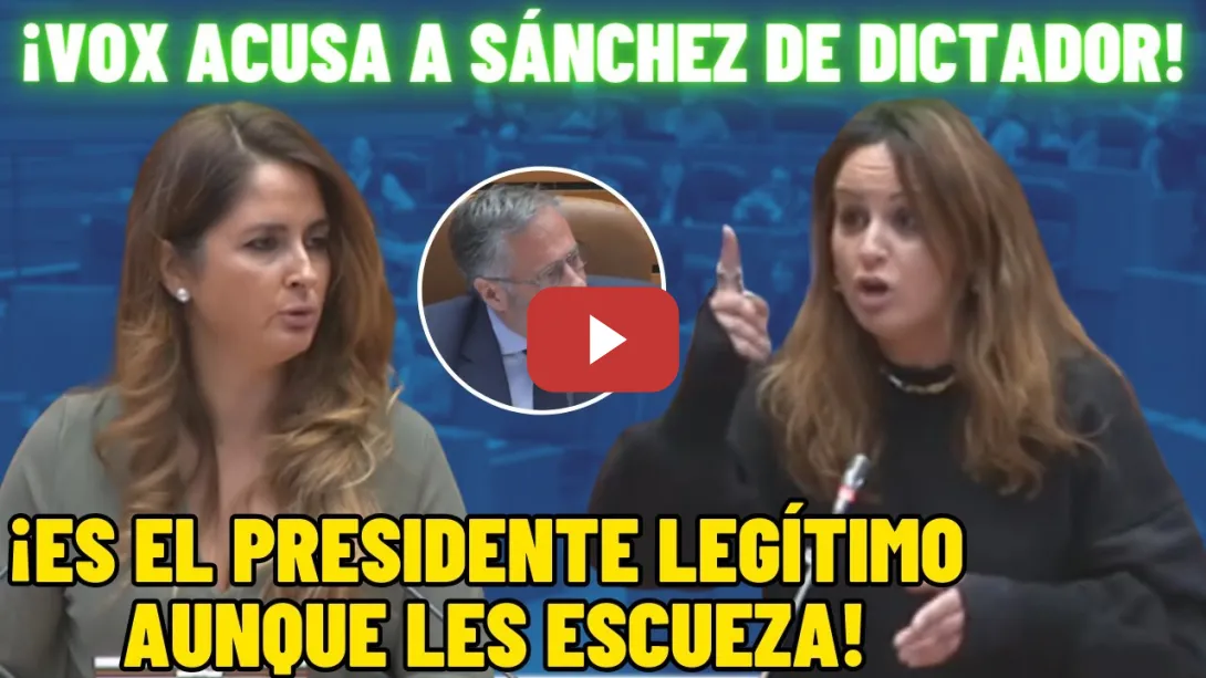 Embedded thumbnail for 💥¡BRONCA en las Cortes de CyL! ¡VOX acusa a SÁNCHEZ de DICTAD0R! 🔥¡Salen ESCALDADOS!💥