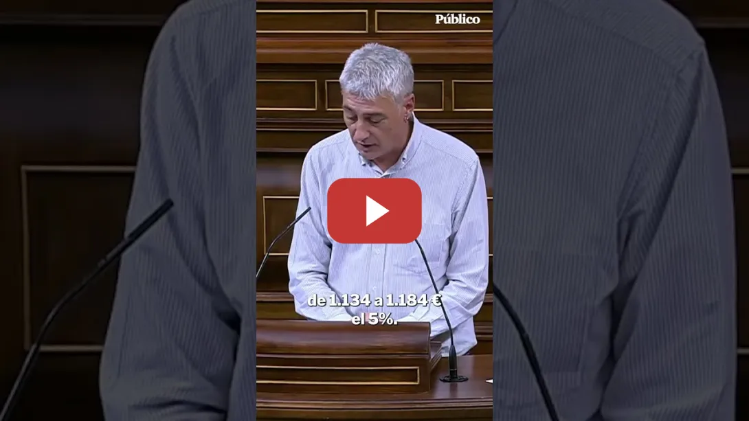 Embedded thumbnail for El repaso de Oskar Matute a Antonio Garamendi (CEOE) por su oposición a la reducción de jornada