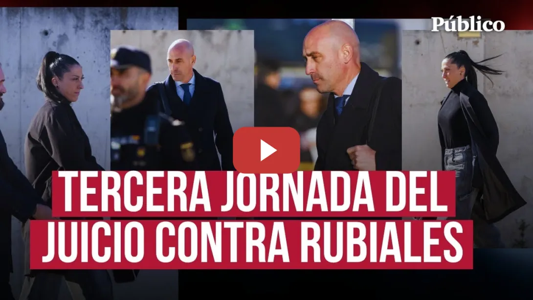 Embedded thumbnail for DIRECTO | Siguen declarando testigos en el caso Rubiales, entre ellos el hermano de Jenni Hermoso