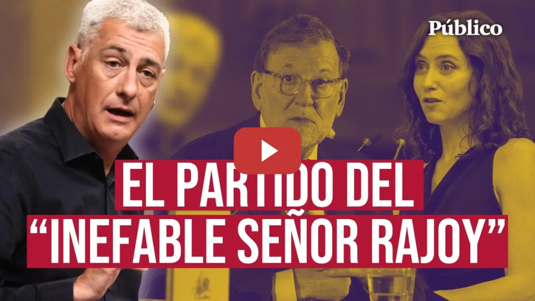 Embedded thumbnail for OSKAR MATUTE señala "la RECANERÍA del PP y AYUSO": "Es un poco cínico, por no decir hipócrita"