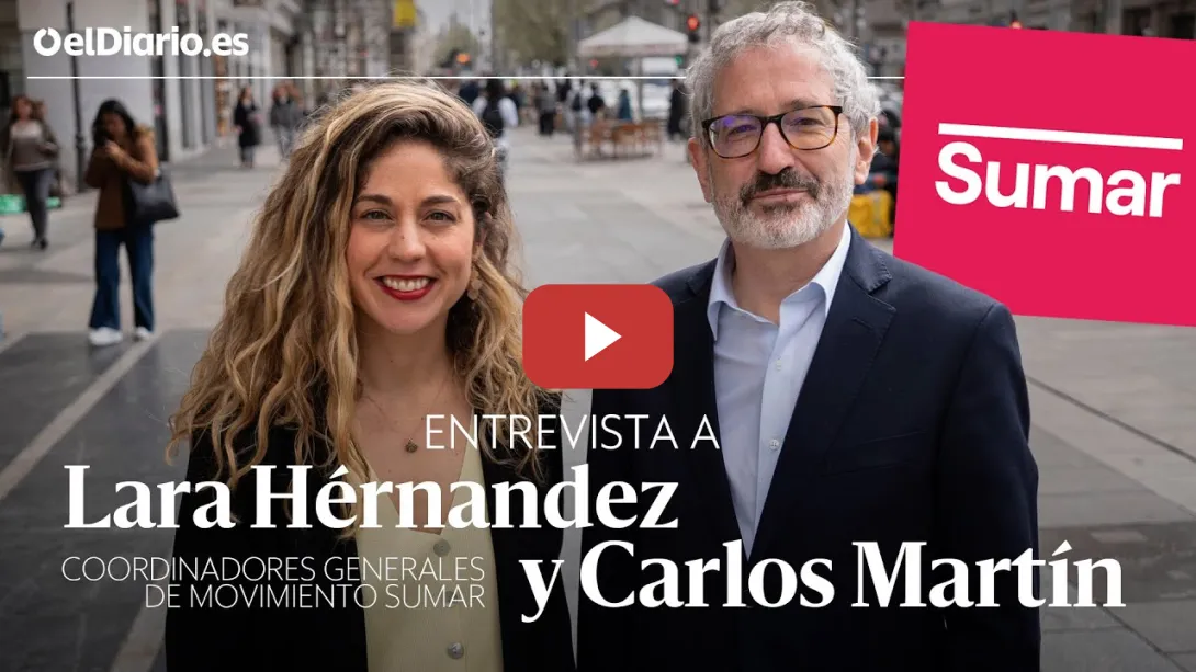 Embedded thumbnail for LARA HERNÁNDEZ y CARLOS MARTÍN: &quot;Ni Iglesias ni Belarra ni Sumar pondrá las condiciones a la unidad&quot;