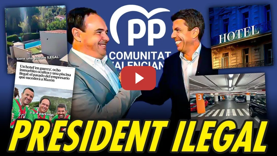 Embedded thumbnail for TODO LO QUE OCULTA EL NUEVO PRESIDENT DE LA GENERALITAT, PÉREZ LLORCA