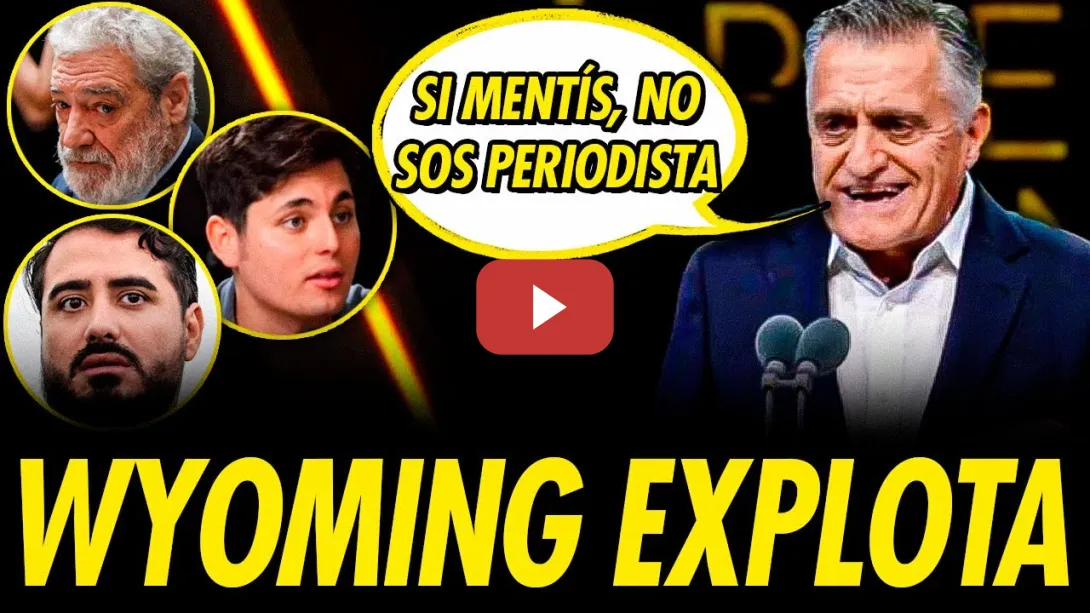 Embedded thumbnail for WYOMING VUELVE A DENUNCIAR A LOS PROFESIONALES DE LA MENTIRA