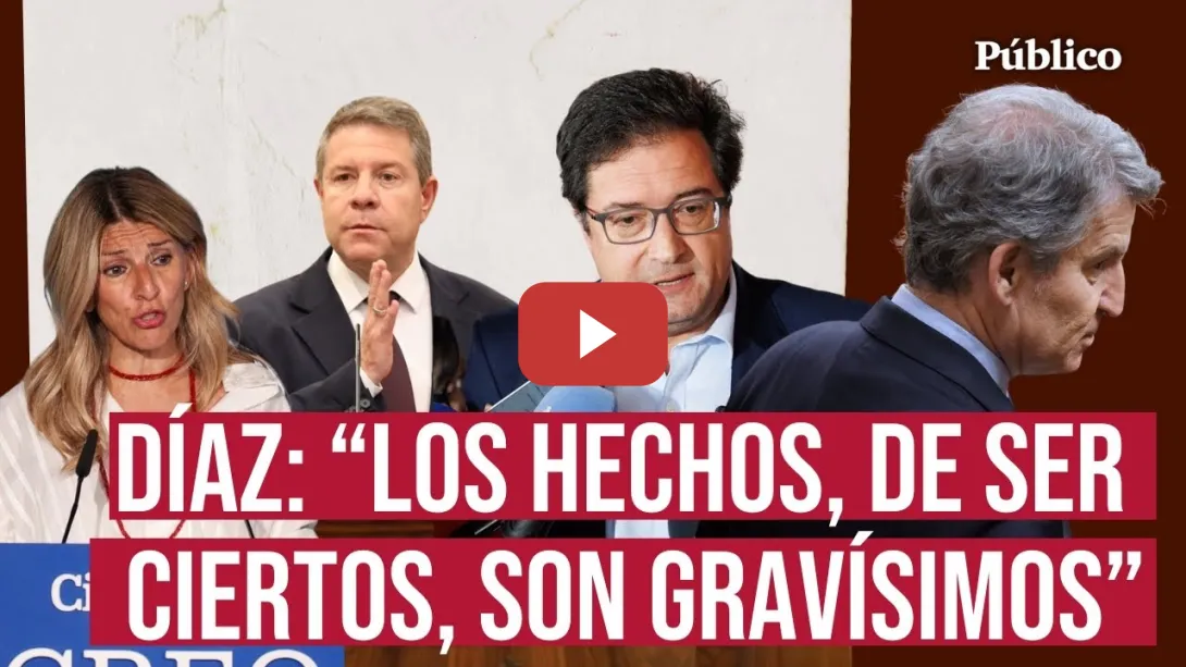 Embedded thumbnail for Óscar López: &quot;Mafioso es hacer una campaña de acoso y derribo&quot;; el PP convoca una manifestación.
