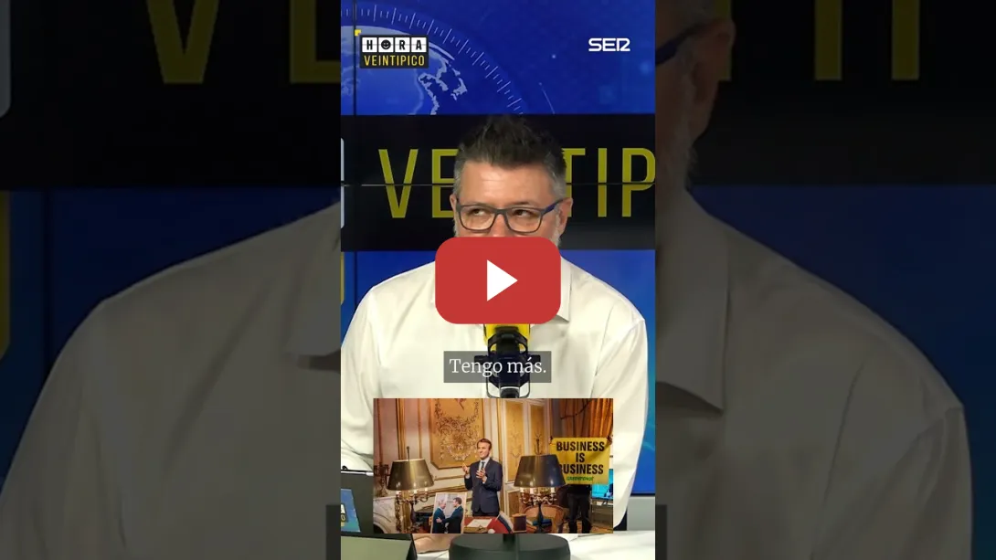 Embedded thumbnail for Han robado la estatua de cera de #Macron y a Héctor de Miguel se le van los chistes de las manos