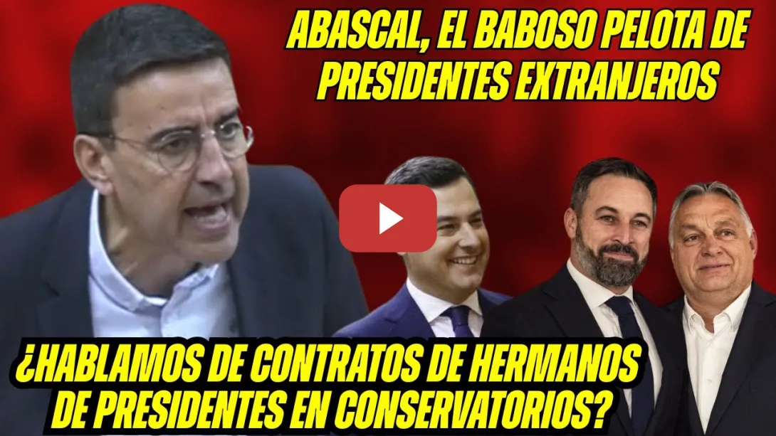 Embedded thumbnail for ¡LA CORRUPCIÓN ESTALLA en VOX! TRAIDORES, CORRUPTOS y FINANCIACIÓN EXTRANJERA. MANGAZO PP ANDALUZ!