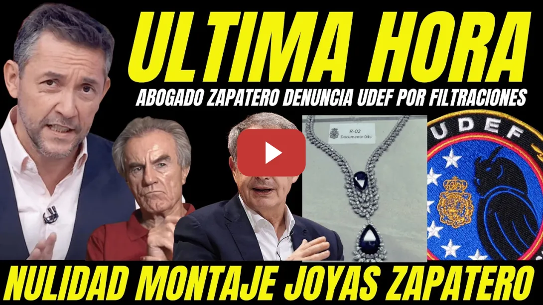 Embedded thumbnail for BOMBA JUDICIAL "EL JUEZ CALAMA HA MENTIDO Y SEÑALAN PREVARICACIÓN" DESMONTA AUTO JOYAS ZAPATERO
