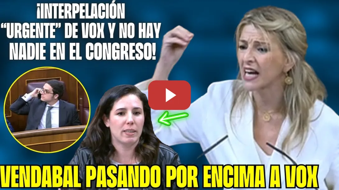Embedded thumbnail for ¡LA ESPAÑA que MADRUGA! YOLANDA DÍAZ REVIENTA a VOX: &quot;CHIRINGUITOS ABASCAL y el PROGRAMA OCULTO&quot;