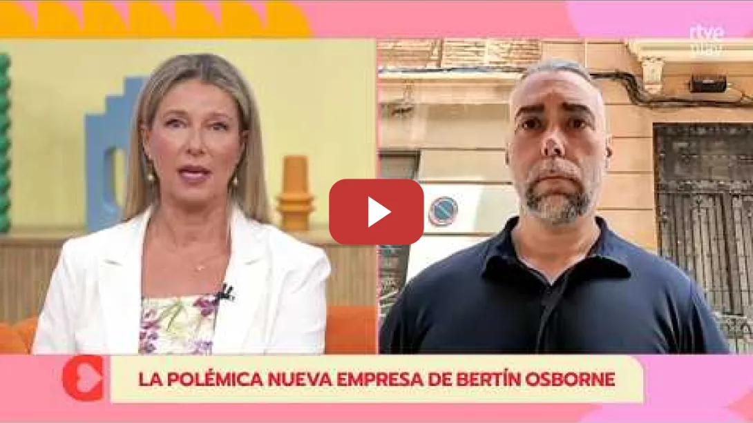 Embedded thumbnail for Rubén Sánchez: "Bertín Osborne ha reaccionado a nuestra denuncia llamándonos gilipollas"