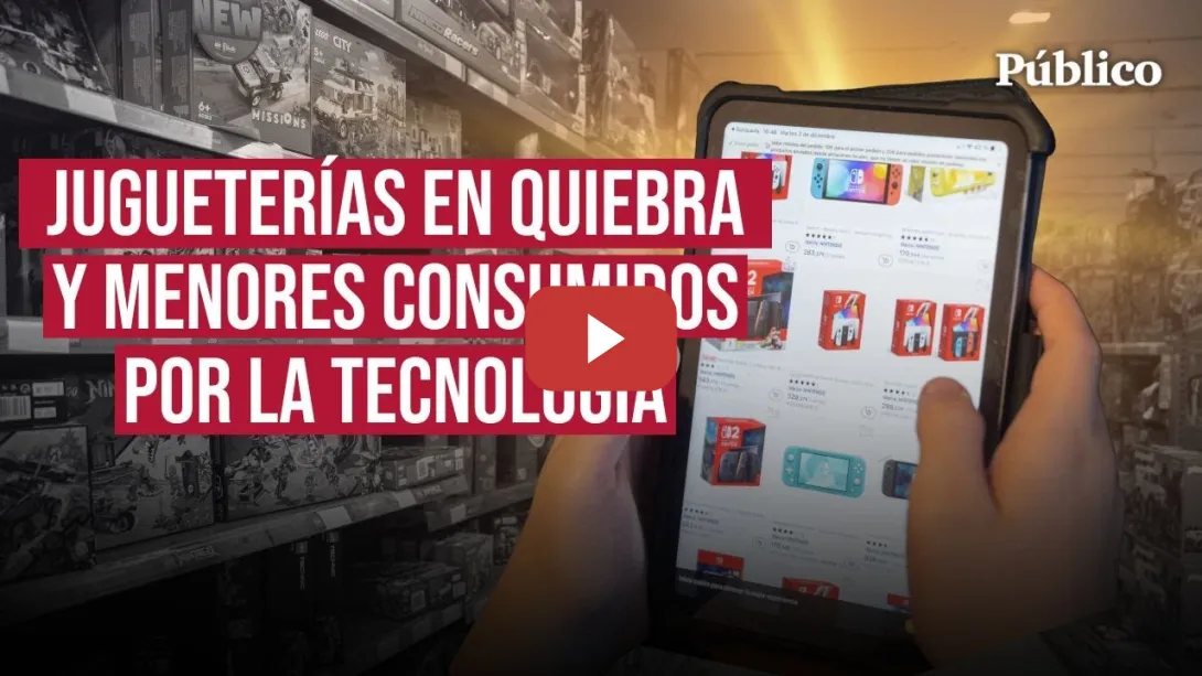 Embedded thumbnail for Jugueterías en quiebra y menores consumidos por la tecnología: así es regalar móviles por Navidad