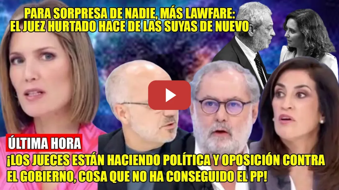 Embedded thumbnail for ESCÁNDALO⚡Intxaurrondo INDIGNADA⚡¡El TS DECLARA la GU3RRA al GOBIERNO y FAVORECE a MAR y al novio!