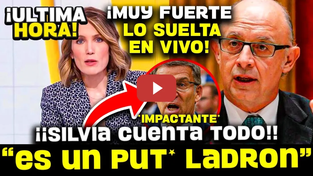 Embedded thumbnail for 💥¡¡SILVIA LO FILTRA TODO!! MONTORO PP SE ROBO 11MILLONES DE EUROS DE LOS ESPAÑOLES