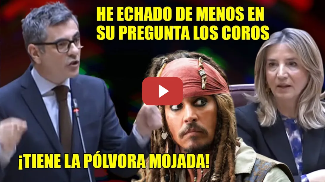Embedded thumbnail for Bolaños RIDICULIZA a la GRITONA del PP🔥 PIRATAS del CARIBE y TEMAZO🔥¡Viene con PÓLVORA MOJADA!