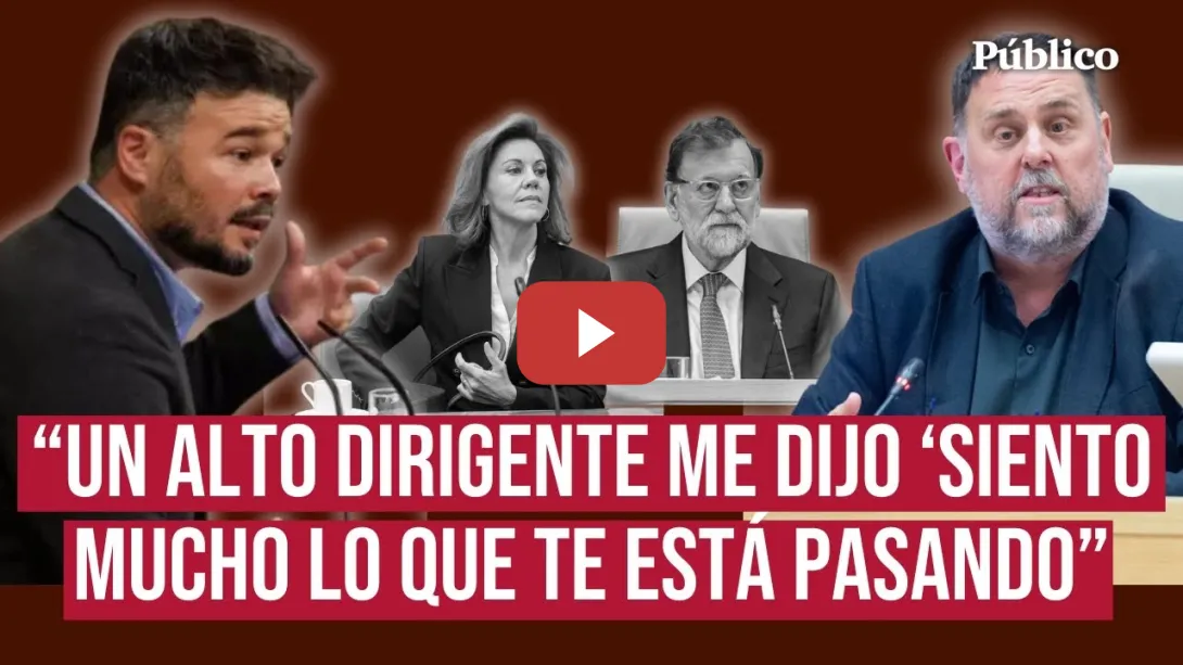 Embedded thumbnail for Junqueras: &quot;Conocí a gente del PP en la cárcel, de los más inocentes, cubriendo las culpas de otros&quot;