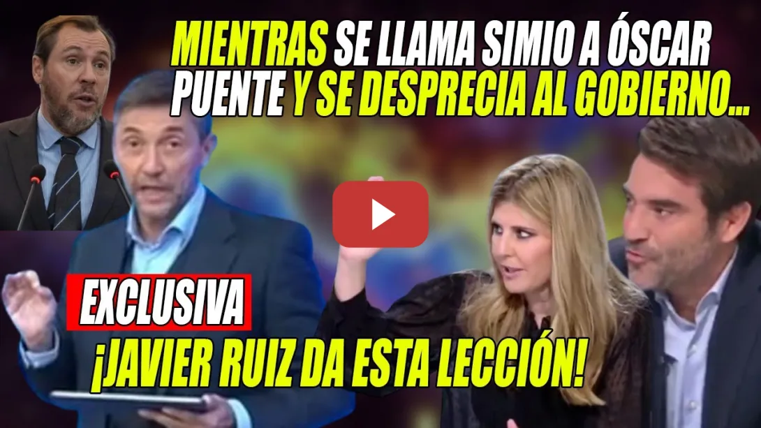 Embedded thumbnail for Javier Ruiz RIDICULIZA a Javier Negre, TELE-AYUSO y cia.📢Diferencias: INSULTOS VS INFORMACIÓN en TVE