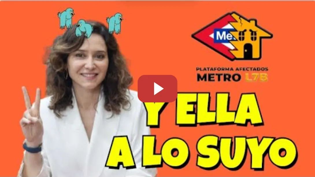 Embedded thumbnail for Vidas destrozadas por la línea de Metro 7B y Ayuso a lo suyo