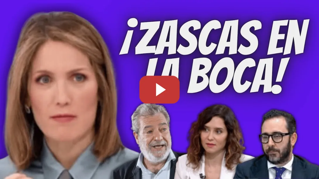 Embedded thumbnail for “RECITAL de ZASCAS” de Silvia Intxaurrondo : Ayuso, M.A.R, Víctor de Aldama y la FISCALÍA