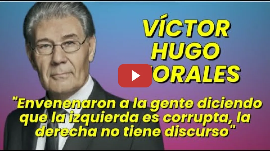 Embedded thumbnail for Víctor Hugo Morales &quot;Envenenaron a la gente diciendo que la izquierda es corrupta&quot;
