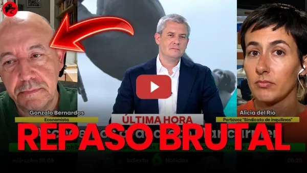 Embedded thumbnail for El economista Bernardos se lleva este repaso de Alicia, del Sindicato de Inquilinas