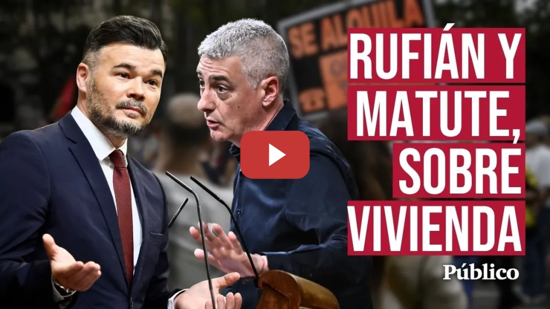 Embedded thumbnail for Las propuestas de OSKAR MATUTE y GABRIEL RUFIÁN frente a la gran crisis de vivienda