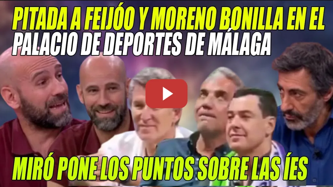 Embedded thumbnail for PITADA a Feijóo, Bonilla y Bendodo💥¡Quiere GOBERNAR y NO se saben su nombre!💥Miró DERROTA a Del Val