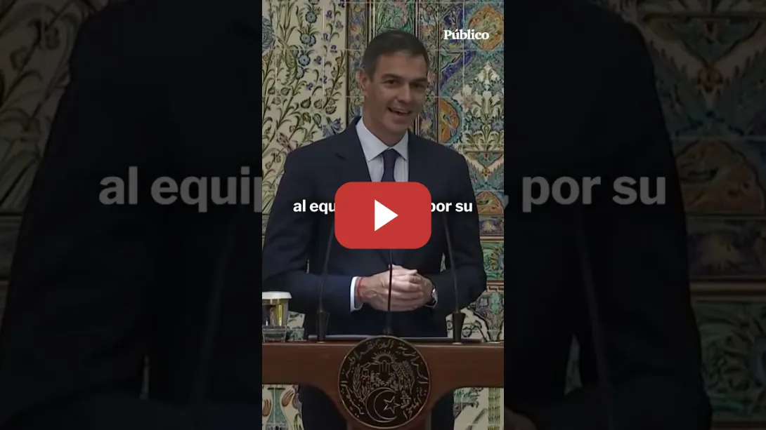 Embedded thumbnail for PEDRO SÁNCHEZ felicita desde Argelia a la SELECCIÓN ESPAÑOLA de fútbol
