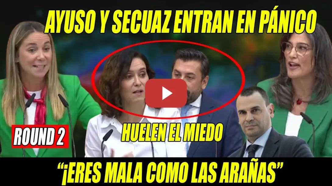 Embedded thumbnail for ¡Eres MALA!- TESTARAZO a Ayuso y SECUAZ de Bergerot y Espinar -¡Pensaba que no podía caer más bajo!