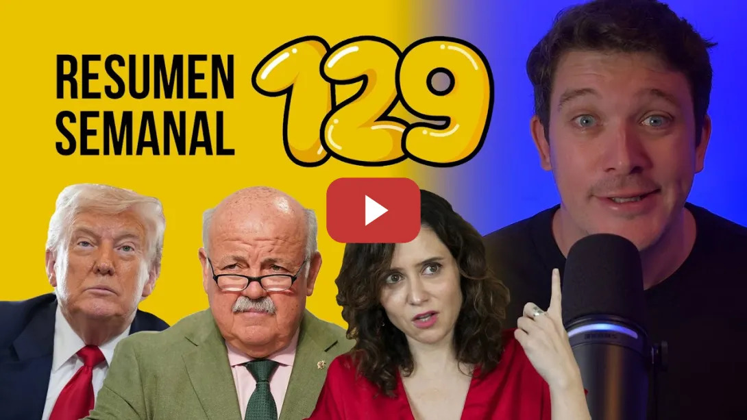 Embedded thumbnail for Novio de Ayuso y el Fiscal General, el sillón de Aguirre, los aranceles de Trump #ResumenSemanal 129
