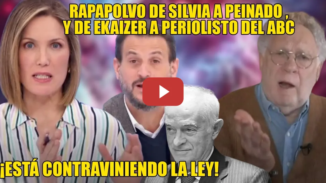 Embedded thumbnail for ¡Es un MACARRA q MANIPULA!🔥EKAIZER E Intxaurrondo PONEN EN SU SITIO a Peinado y a PERIOLISTO del ABC